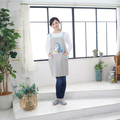 mofusand Print H type apron (shark Nyan)