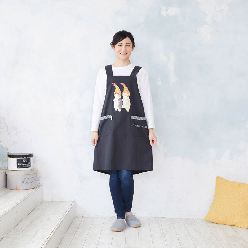 mofusand 打印免費的十字圍裙（炸蝦貓)