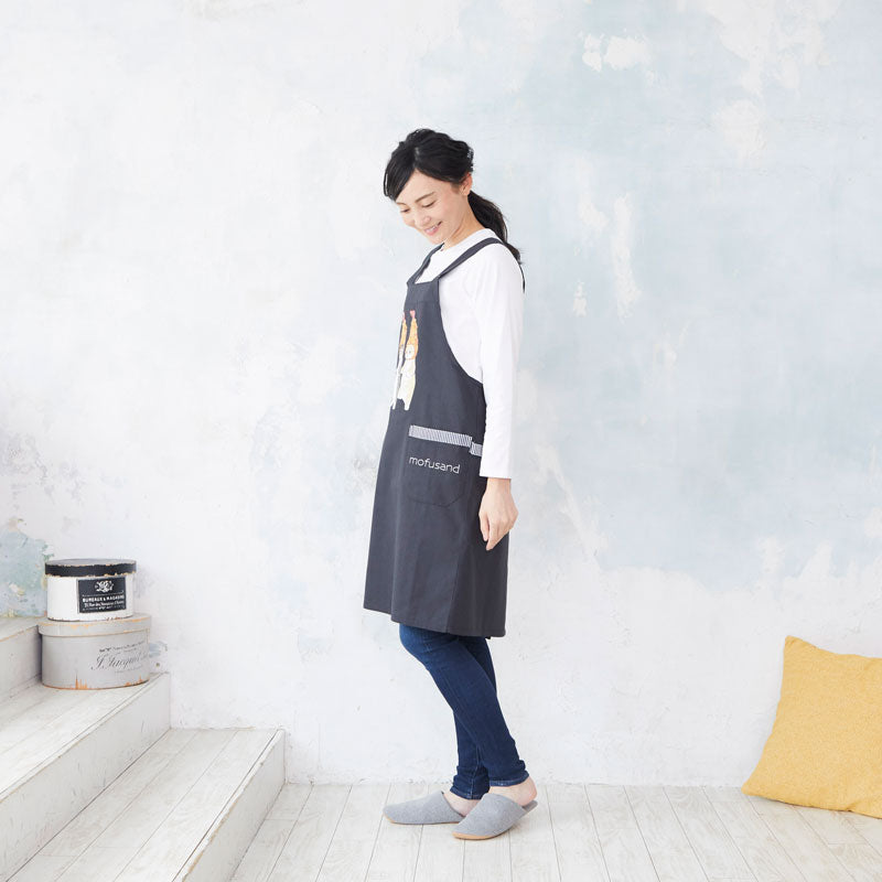 mofusand 打印免費的十字圍裙（炸蝦貓)