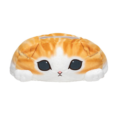 mofusand 玩偶面紙盒套（茶虎貓臉特寫）