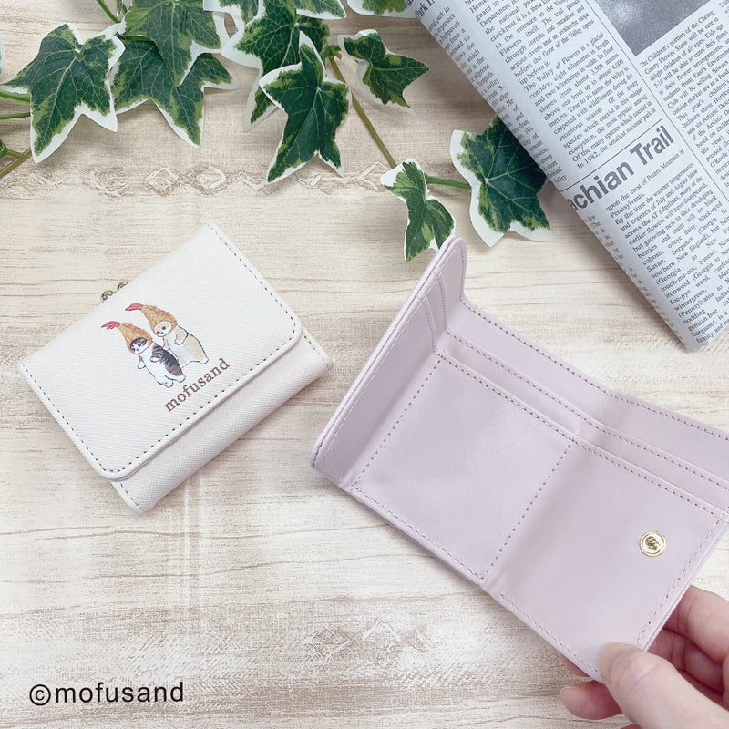mofusand Trinic fold wallet (shrimp Nyan)