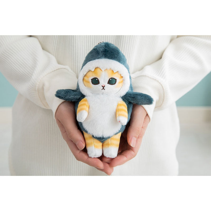 mofusand Marine Life Cat Mascot Keychain (Shark Meow Standing)