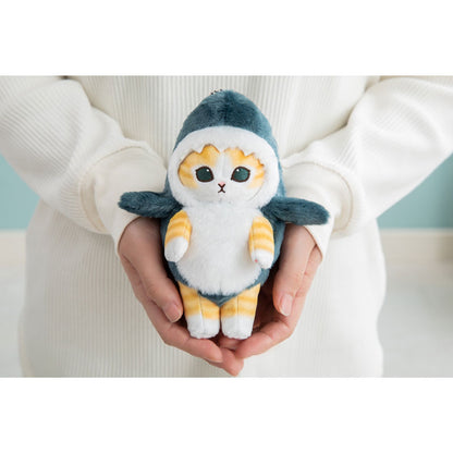 mofusand Marine Life Cat Mascot Keychain (Shark Meow Standing)