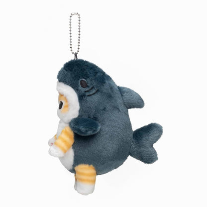 mofusand Marine Life Cat Mascot Keychain (Shark Meow Standing)