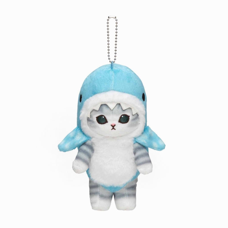mofusand Marine Life Cat Mascot Keychain (Whale Shark Meow)