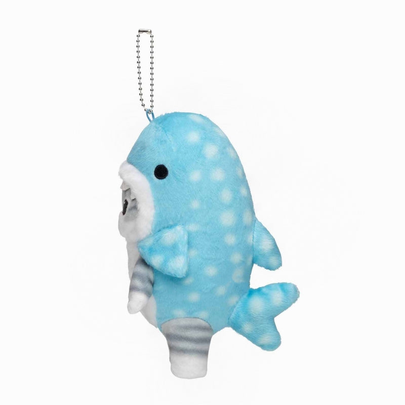 mofusand Marine Life Cat Mascot Keychain (Whale Shark Meow)