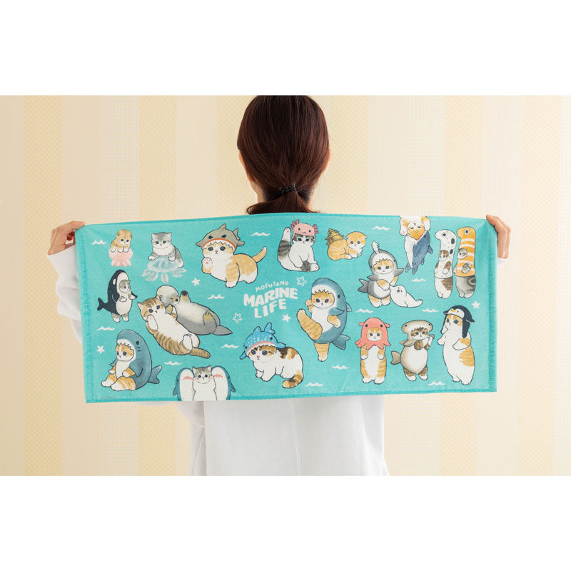 mofusand 海洋猫猫面毛巾