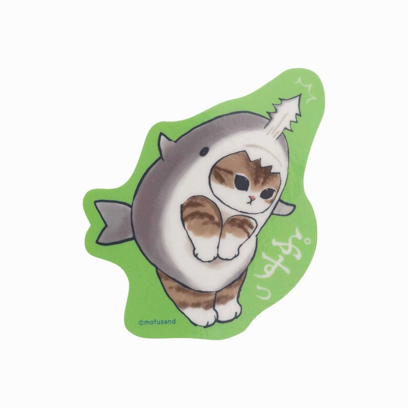 mofusand Marine Life Cat Trading clear sticker collection (16 types in total)