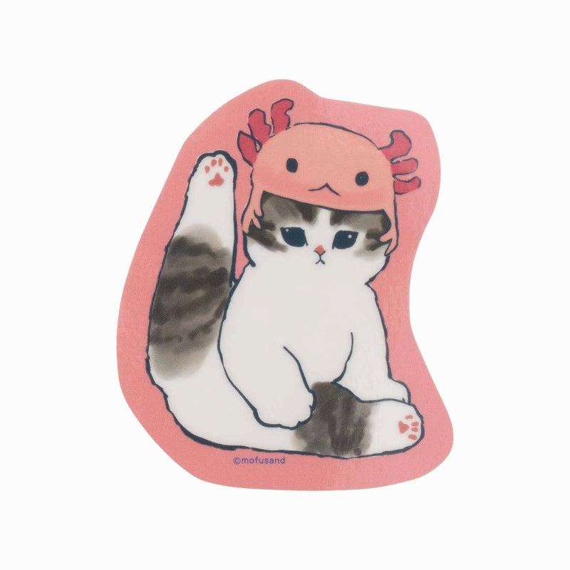 mofusand Marine Life Cat Trading clear sticker collection (16 types in total)