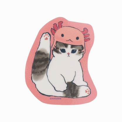 mofusand Marine Life Cat Trading clear sticker collection (16 types in total)