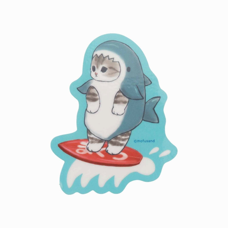 mofusand Marine Life Cat Trading clear sticker collection (16 types in total)