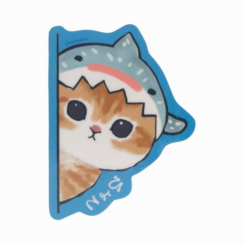 mofusand Marine Life Cat Trading clear sticker collection (16 types in total)
