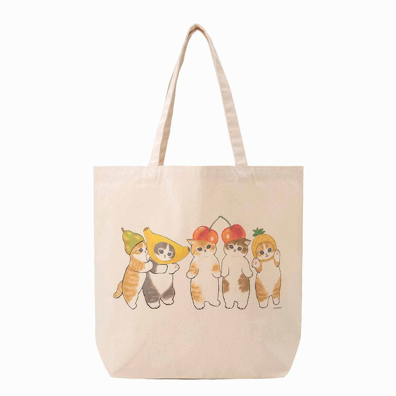 mofusand 大きめトートバッグ(フルーツにゃんこ)