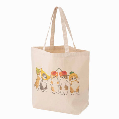 mofusand 大きめトートバッグ(フルーツにゃんこ)