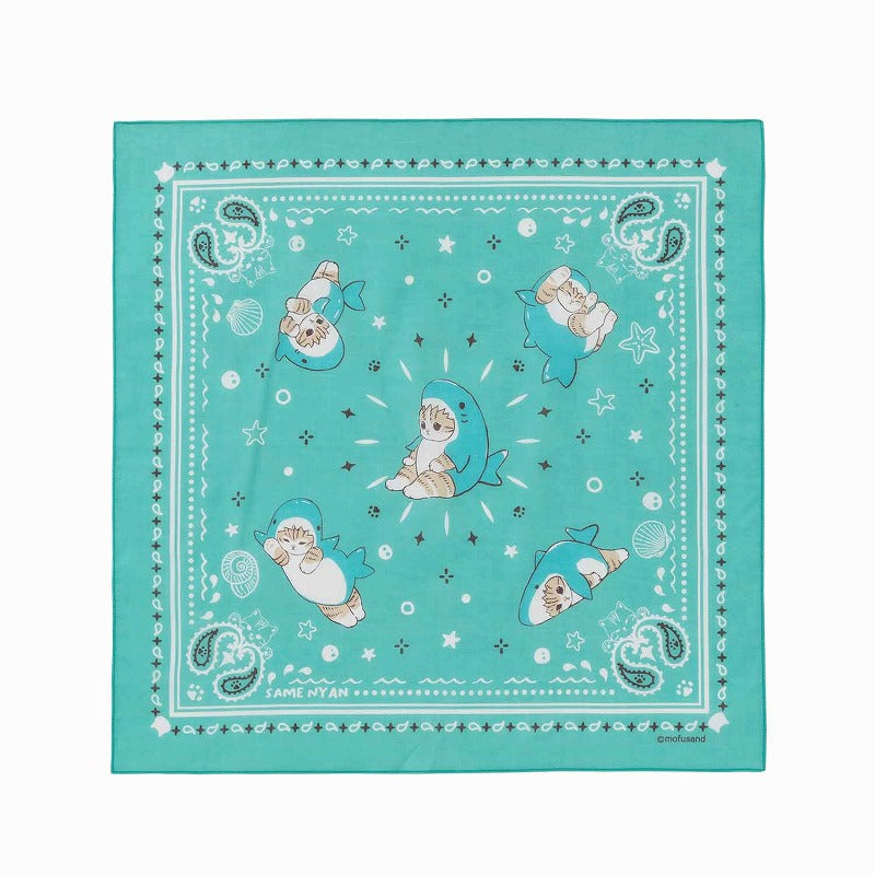 mofusand Bandana Hankachi (Shark Nyan)