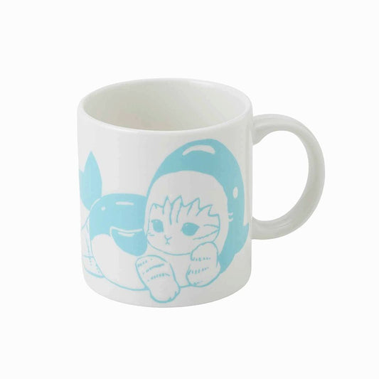 mofusand Water -repellent mug (shark Nyan)