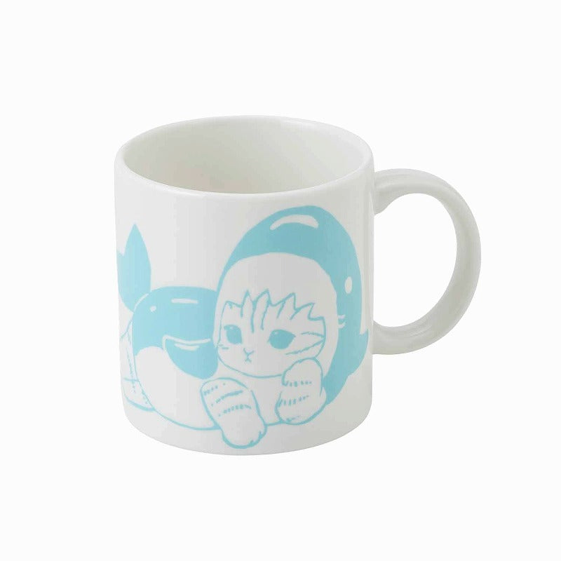 mofusand Water -repellent mug (shark Nyan)