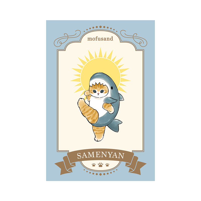 mofusand 明信片（塔罗牌） 鲨鱼猫)