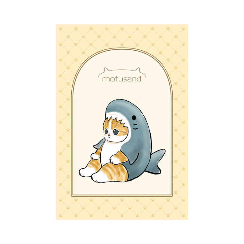 mofusand ポストカード(窓 サメにゃん)