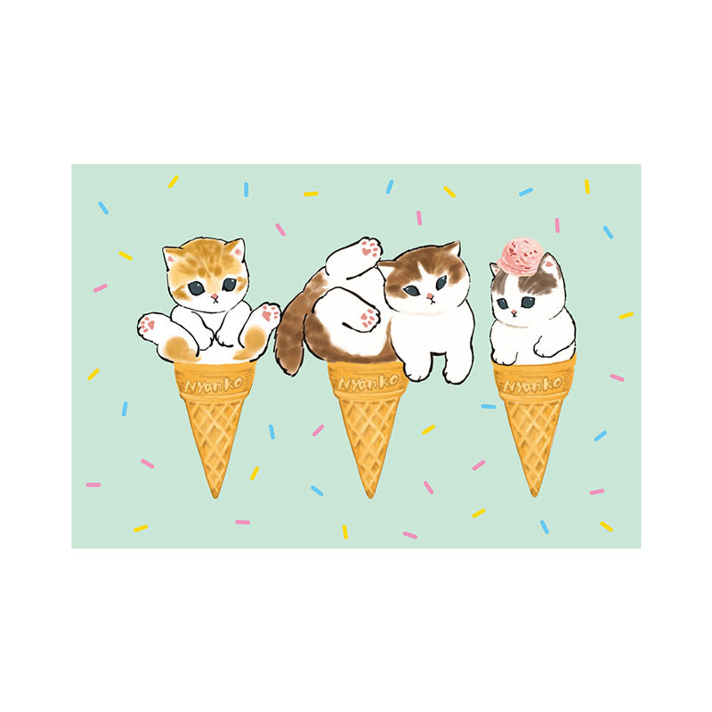 mofusand ポストカード(ソフトクリーム)