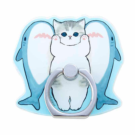 mofusand 스마트 폰 링 (상어 샌드위치)