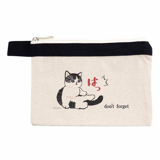 mofusand フラットポーチ(はっ)