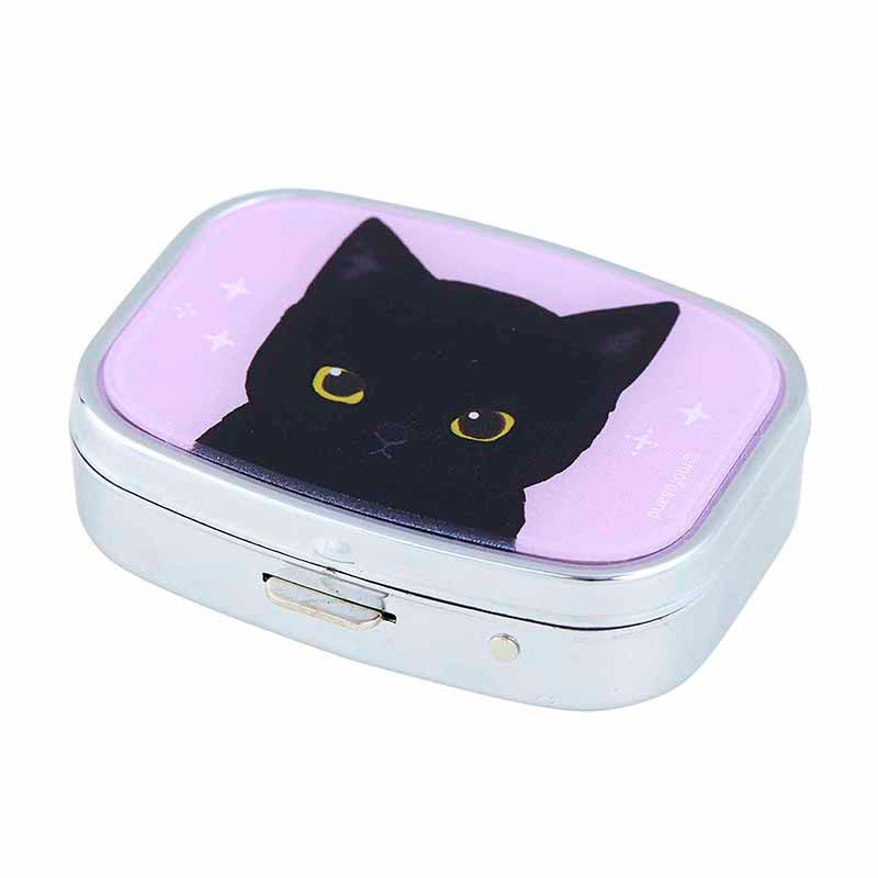 mofusand ミニ収納付きコンパクトミラー(くろねこ) | mofusandもふもふ