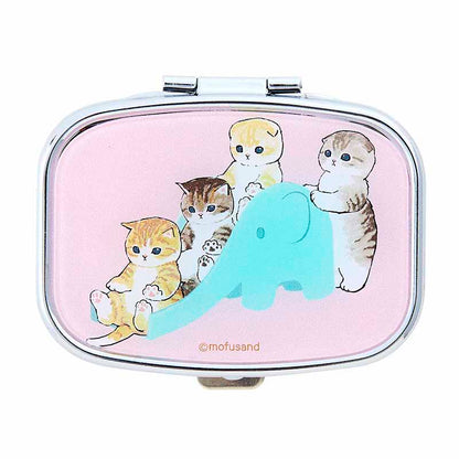 mofusand 紧凑型镜子，带有迷你存储（滑动）