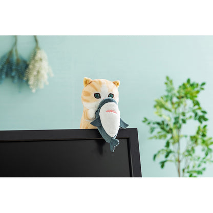 mofusand Desktop Hanging Plush (Meow Hugging Shark)