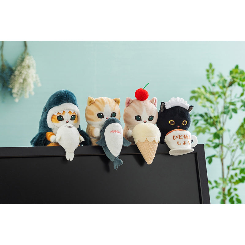 mofusand Desktop Hanging Plush (Meow Hugging Shark)
