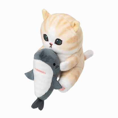 mofusand Desktop Hanging Plush (Meow Hugging Shark)