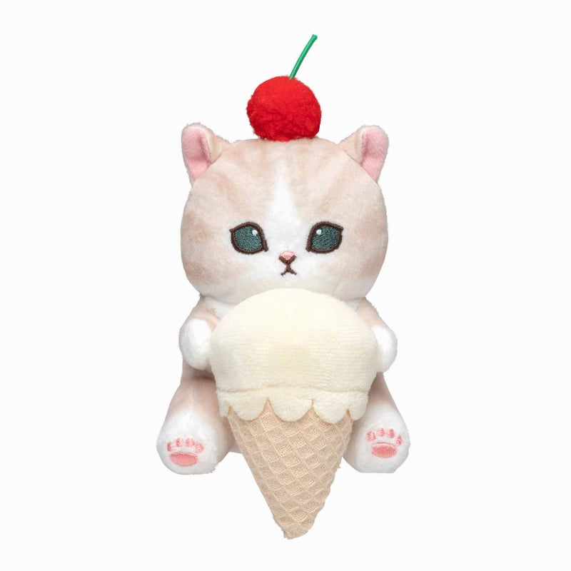 mofusand Desktop Hanging Plush (Ice Cream Meow)
