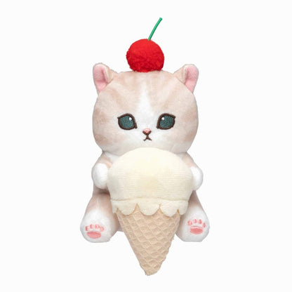 mofusand Desktop Hanging Plush (Ice Cream Meow)