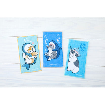 mofusand Set of 3 towels (shark Nyan)