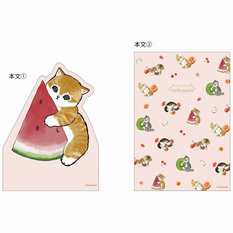 mofusand ダイカットメモA6(フルーツ) | mofusandもふもふマーケット