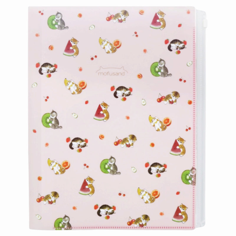 mofusand Clear file 6P+fastener case (fruit)