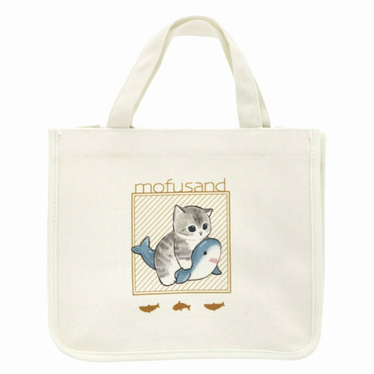 mofusand 迷你手提袋（鯊魚貓)