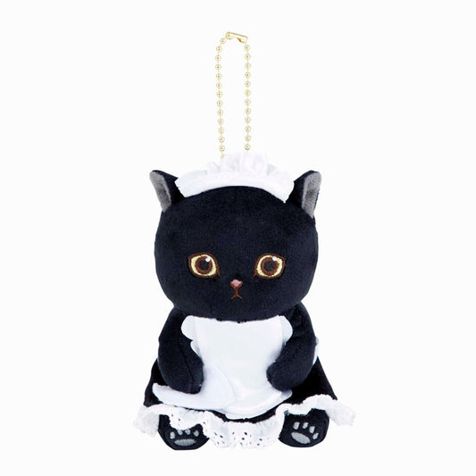 mofusand House Helper Black Meow Mascot Keychain