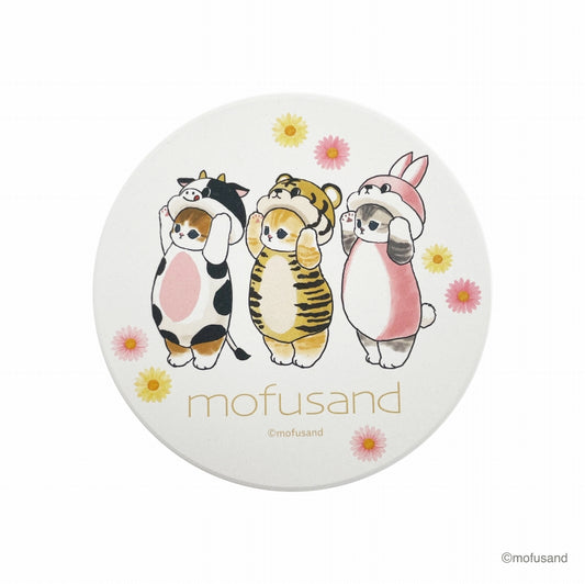 mofusand 吸水コースター きぐるみ おはな