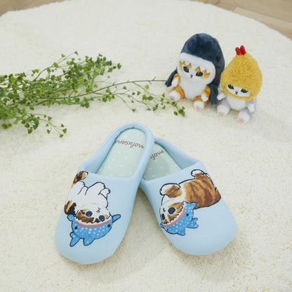 mofusand サメにゃん ドットルームシューズ BL