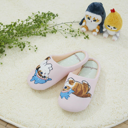 mofusand Shark Cat Dot room shoes PI
