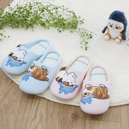 mofusand Shark Cat Dot room shoes PI