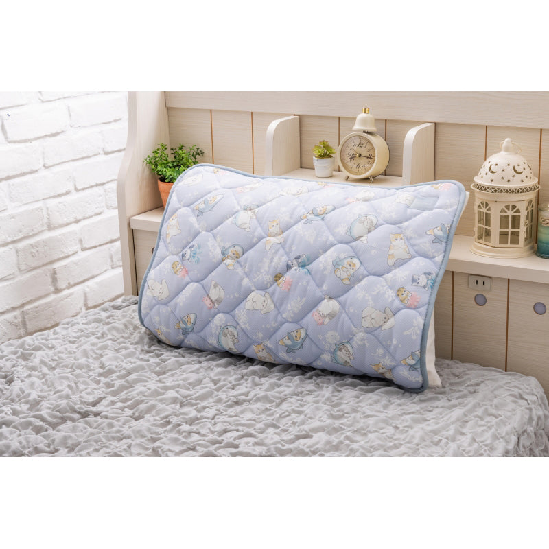 mofusand ひんやり大きめまくらカバー(ブルー) | mofusandもふもふ