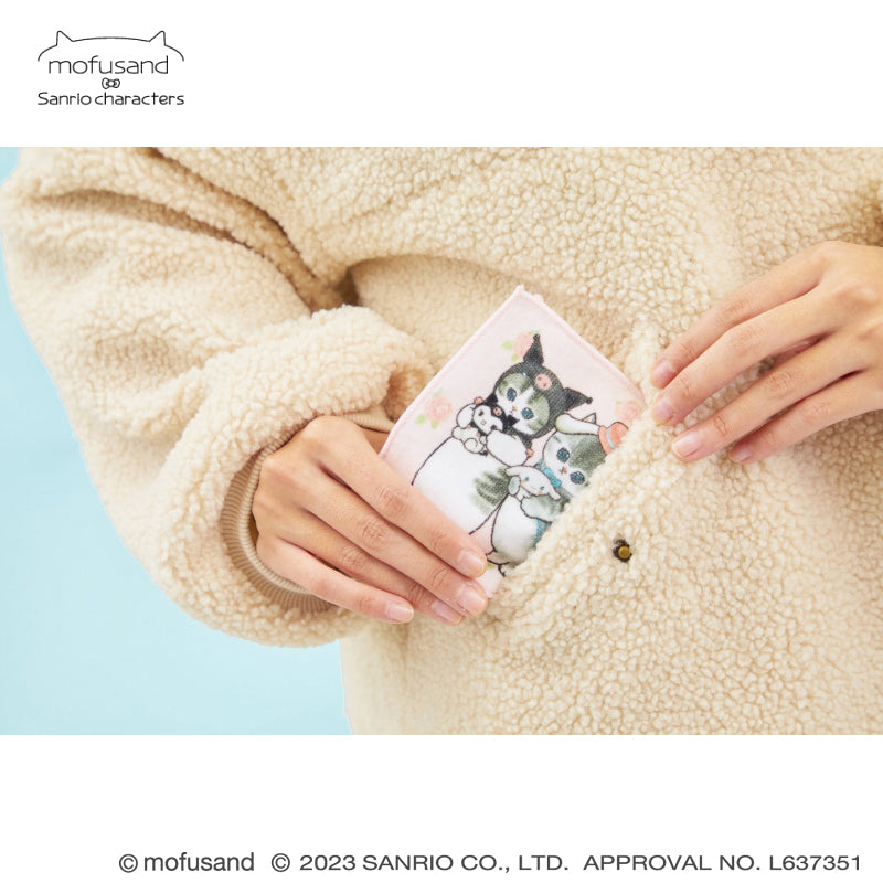 mofusand× Sanrio Characters Set of 3 Towels