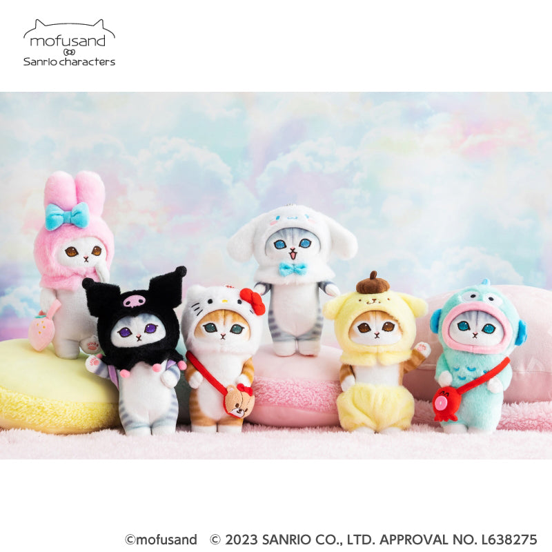 mofusand × Sanrio Characters Mascot Keychain (My Melody)