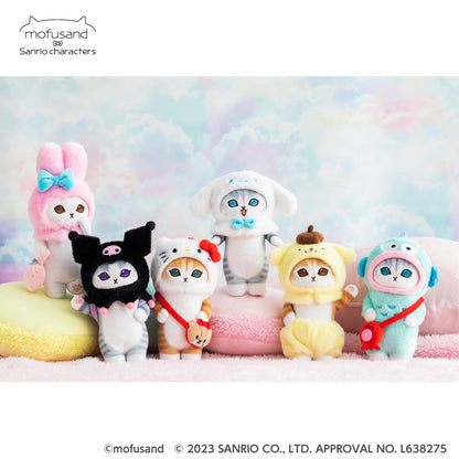 mofusand × Sanrio Characters Mascot Keychain (My Melody)
