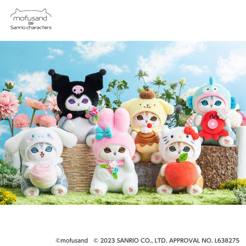 mofusand × Sanrio Characters Plush S (Pompompurin)