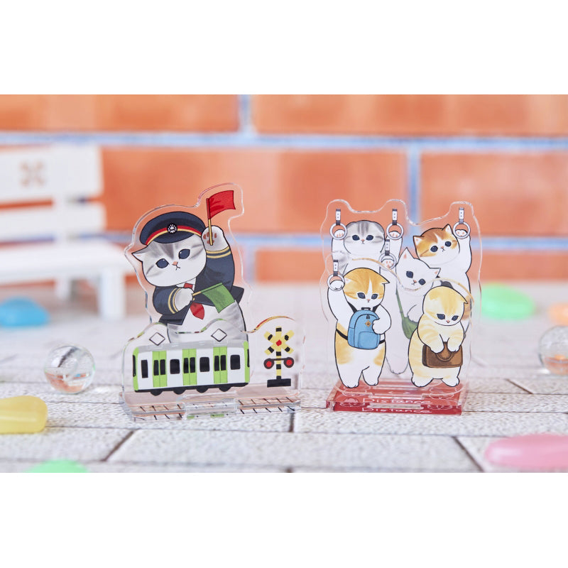 mofusand もふもふステーション レイヤーアクリルスタンド(満員電車)