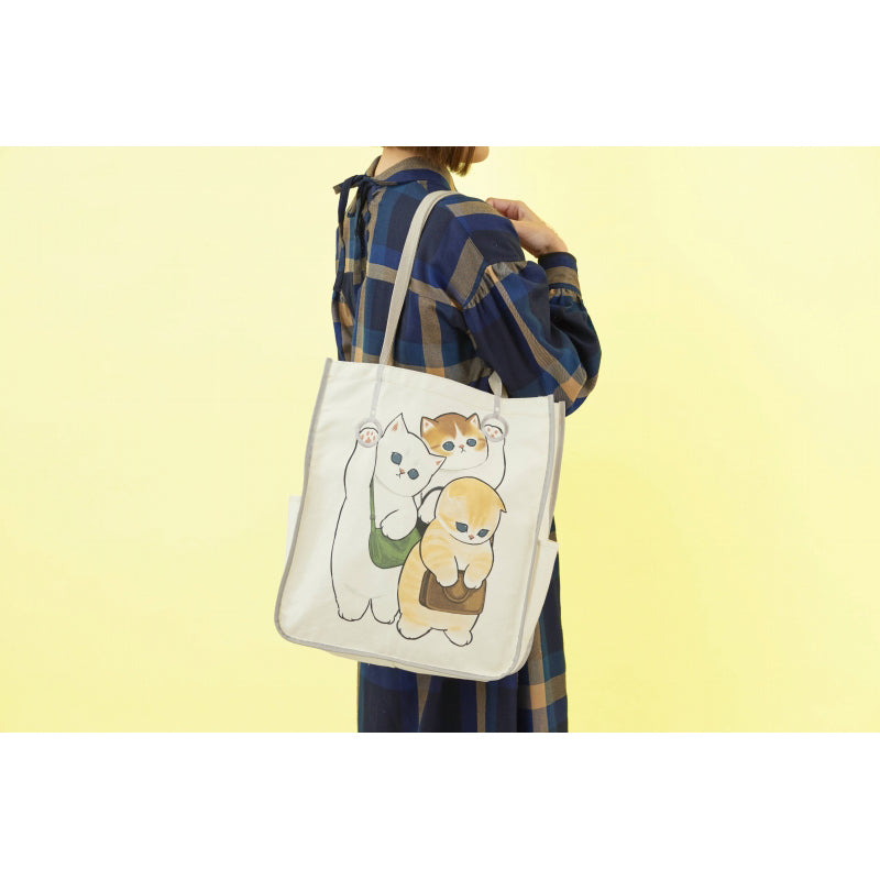 mofusand もふもふステーション 大きめパイピングトートバッグ