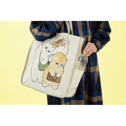 mofusand もふもふステーション 大きめパイピングトートバッグ